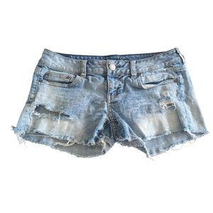 Denim Distressed Women Shorts